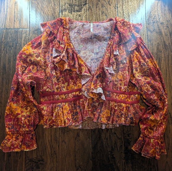 Free People Rudi Ruffle Top - Picture 6 of 12
